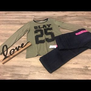 Girls Top & Jeans (Super Skinny)
